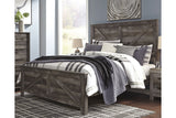 Wynnlow Gray Crossbuck King Panel Bed from Ashley - Luna Furniture