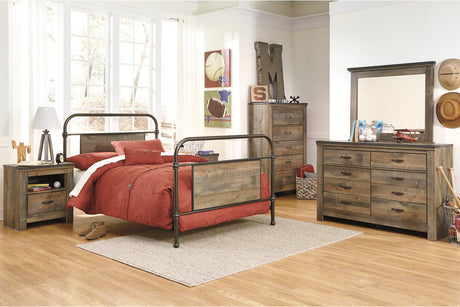 Trinell Brown Nightstand from Ashley - Luna Furniture