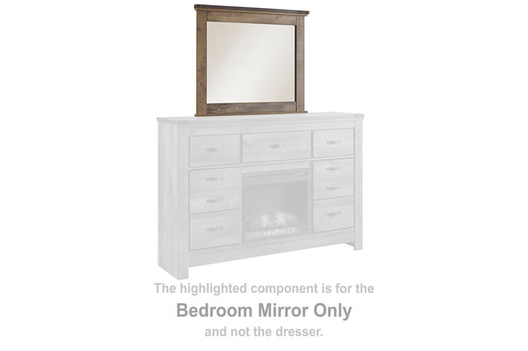 Trinell Brown Bedroom Mirror (Mirror Only)