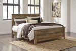 Trinell Brown King Panel Rails from Ashley - Luna Furniture