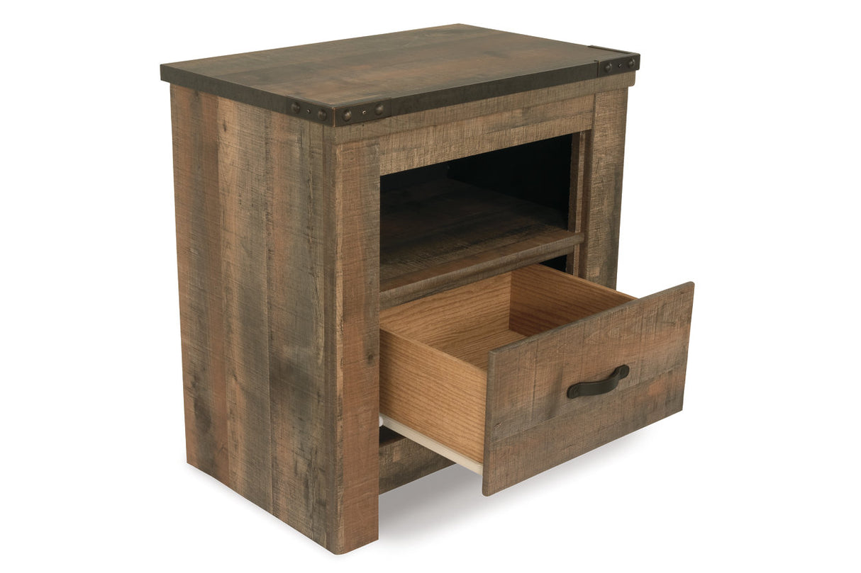 Trinell Brown Nightstand from Ashley - Luna Furniture
