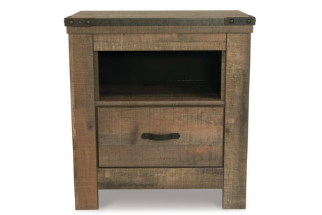 Trinell Brown Nightstand from Ashley - Luna Furniture