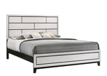 Akerson Chalk King Panel Bed - Luna Furniture
