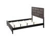 Akerson Gray Full Panel Bed - Luna Furniture