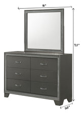Kaia Gray Panel Bedroom Set from Crown Mark - Luna Furniture