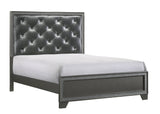 Kaia Gray Queen Panel Bed from Crown Mark - Luna Furniture