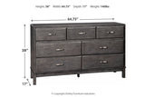 Caitbrook Gray Dresser -  - Luna Furniture