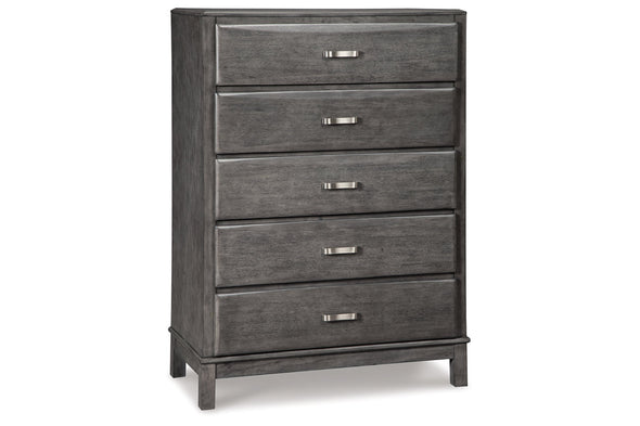 Caitbrook Gray Chest of Drawers