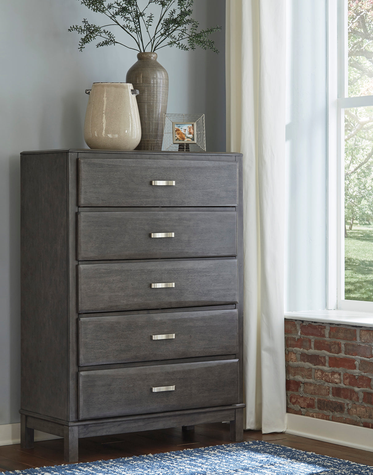 Caitbrook Gray Bookcase Storage Youth Platform Bedroom Set from Ashley - Luna Furniture