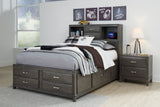Caitbrook Gray Bookcase Storage Youth Platform Bedroom Set from Ashley - Luna Furniture