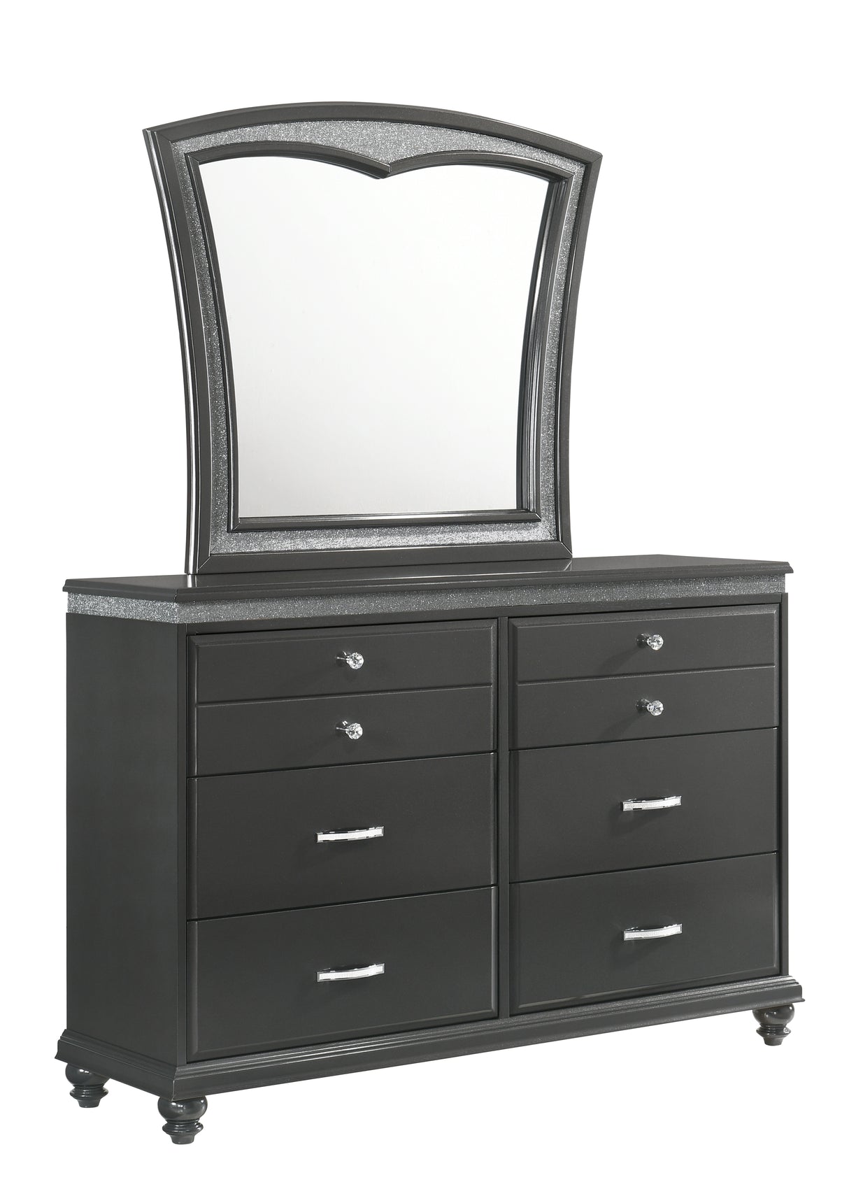 Frampton Gray Bedroom Mirror (Mirror Only) from Crown Mark - Luna Furniture