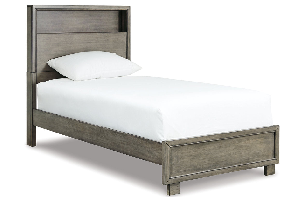 Gray Full Bookcase Bed from Ashley Luna Furniture