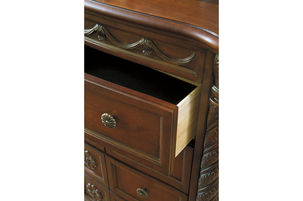 North Shore Dark Brown Chest of Drawers