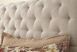 Willenburg Linen King Upholstered Sleigh Bed