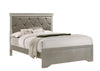 Amalia Silver Full Panel Bed - Luna Furniture
