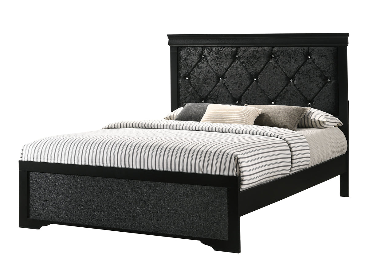 Amalia Black Panel Youth Bedroom Set from Crown Mark - Luna Furniture