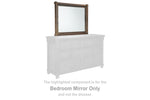 Lakeleigh Brown Bedroom Mirror (Mirror Only)