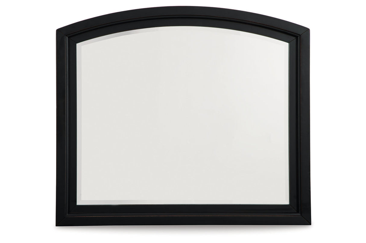 Chylanta Black Bedroom Mirror (Mirror Only)