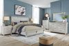 Brashland Linen Footboard Bench Panel Bedroom Set - Luna Furniture