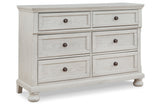 Robbinsdale Antique White Dresser from Ashley - Luna Furniture