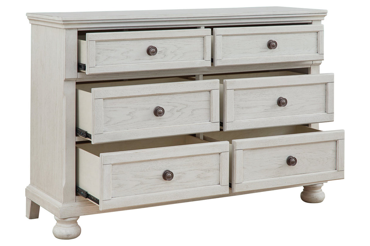 Robbinsdale Antique White Dresser -  - Luna Furniture