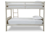 Robbinsdale Antique White Twin/Twin Bunk Bed with Ladder from Ashley Furniture - Luna Furniture