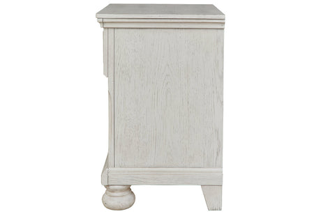 Robbinsdale Antique White Nightstand from Ashley - Luna Furniture