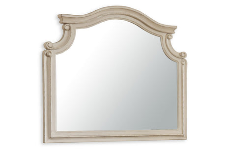 Realyn Chipped White Bedroom Mirror (Mirror Only)