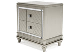 Chevanna Platinum Nightstand from Ashley - Luna Furniture