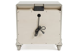 Chevanna Platinum Nightstand from Ashley - Luna Furniture