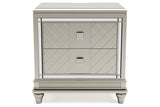 Chevanna Platinum Nightstand from Ashley - Luna Furniture