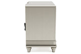 Chevanna Platinum Nightstand from Ashley - Luna Furniture