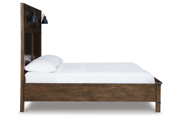 Wyattfield Two-tone Queen Panel Bed with Storage