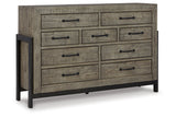 Brennagan Gray Dresser -  - Luna Furniture