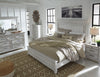 Kanwyn Whitewash Panel Bedroom Set - Luna Furniture