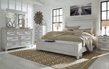 Kanwyn Whitewash Panel Storage Bedroom Set - Luna Furniture