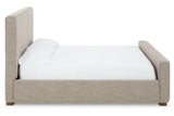 Dakmore Brown King Upholstered Bed