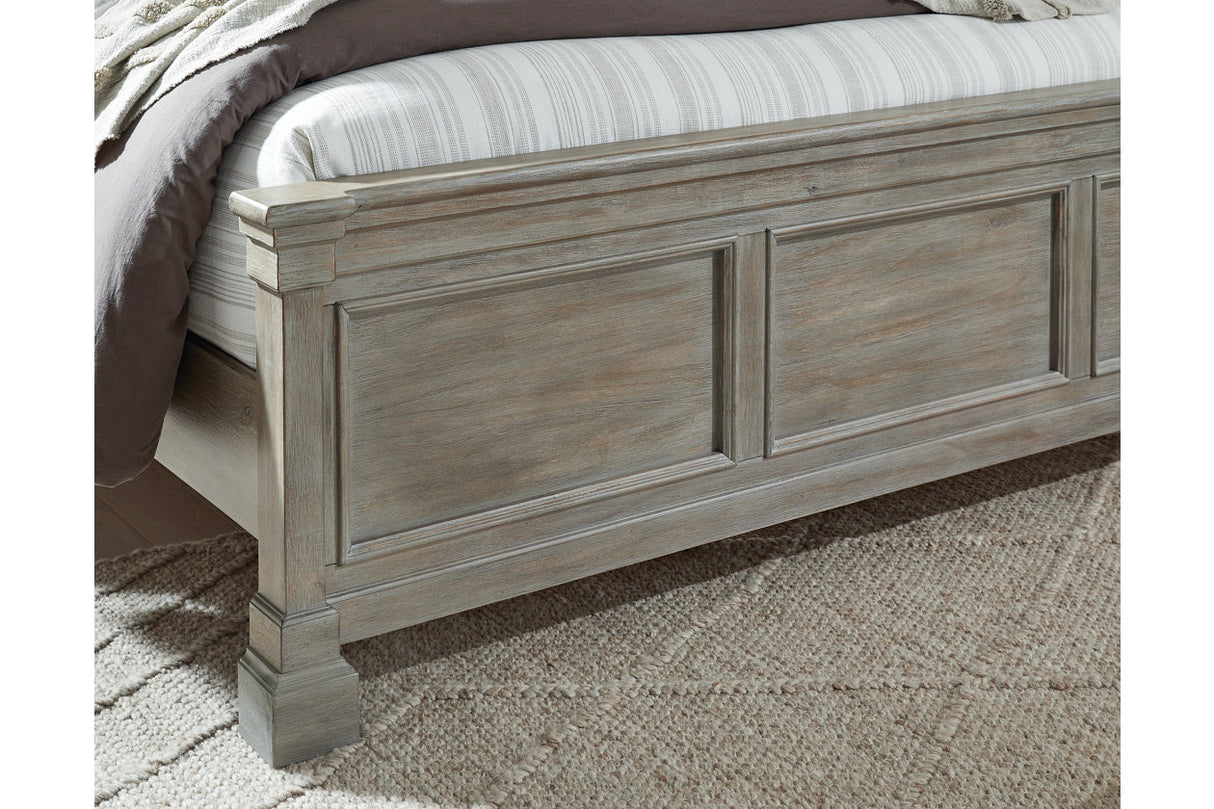 Moreshire Bisque King Panel Bed