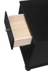 Gaston Black Nightstand from Crown Mark - Luna Furniture
