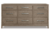 Chrestner Gray Dresser -  - Luna Furniture