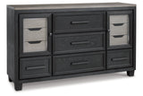 Foyland Black/Brown Dresser from Ashley - Luna Furniture