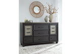 Foyland Black/Brown Dresser from Ashley - Luna Furniture