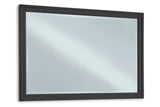 Foyland Black Bedroom Mirror (Mirror Only) from Ashley - Luna Furniture