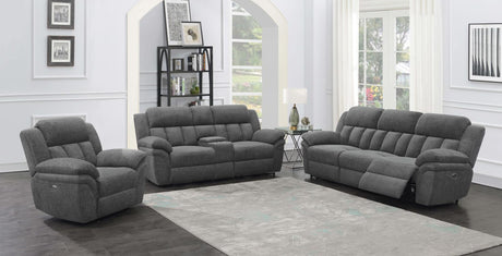 Bahrain Charcoal Power Sofa from Coaster - Luna Furniture