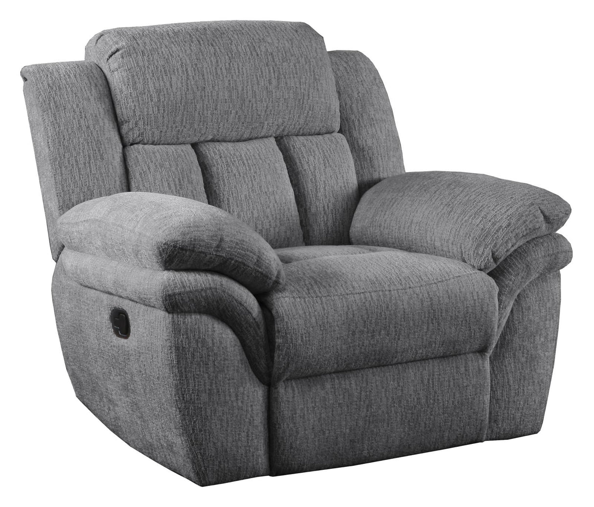 Bahrain Charcoal Upholstered Power Glider Recliner from Coaster - Luna Furniture