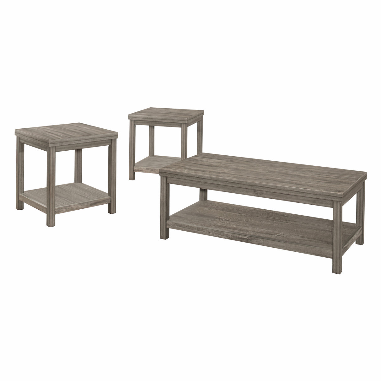 Bainbridge Weathered Gray 3-Piece Pack Occasional Set from Homelegance - Luna Furniture