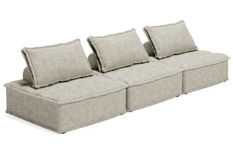 Bales Taupe 3-Piece Modular Seating from Ashley - Luna Furniture