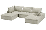 Bales Taupe 5-Piece Modular Sectional from Ashley - Luna Furniture