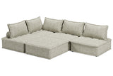 Bales Taupe 5-Piece Modular Sectional from Ashley - Luna Furniture