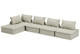 Bales Taupe 5-Piece Modular Sectional from Ashley - Luna Furniture